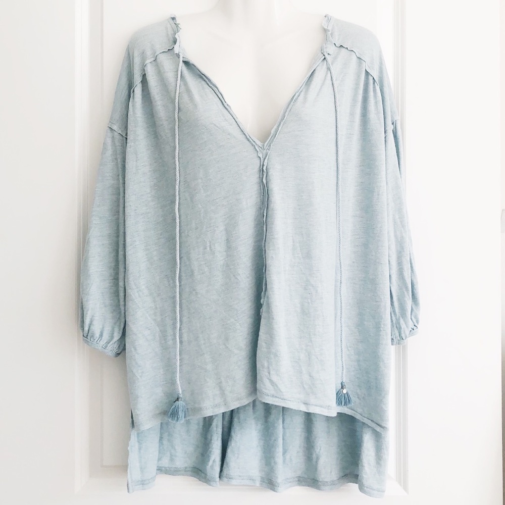 We The Free Light Blue Top